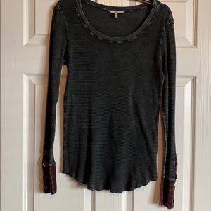 COPY - Thermal and Plaid BKE top